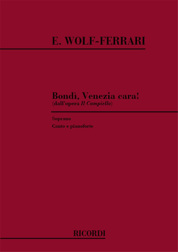Il Campiello: Bondi', Venezia Cara!